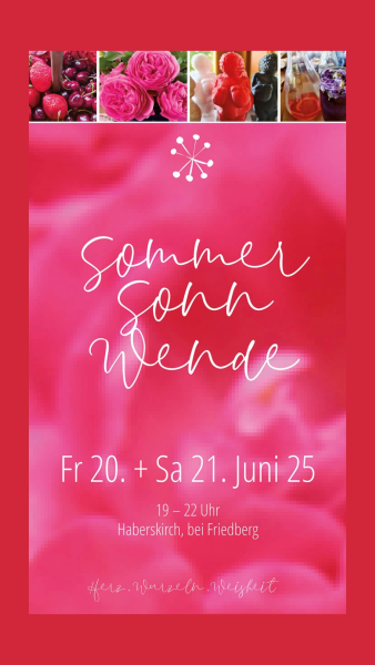 Jahreskreisfest Sonnwend,, Freitag,20. Juni 2025 von 19 Uhr bis 22 Uhr